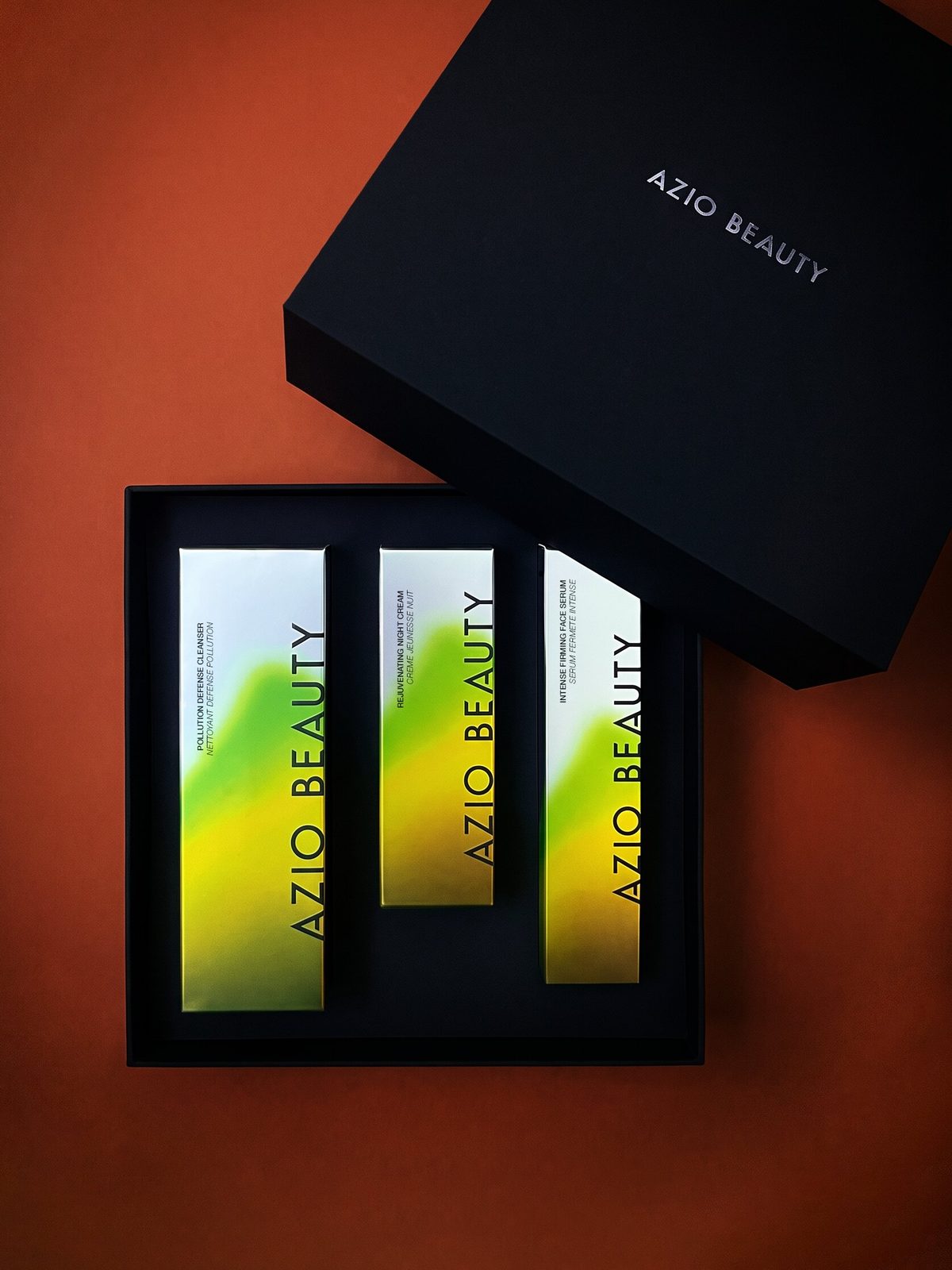 The Dusk Edit gift box, open